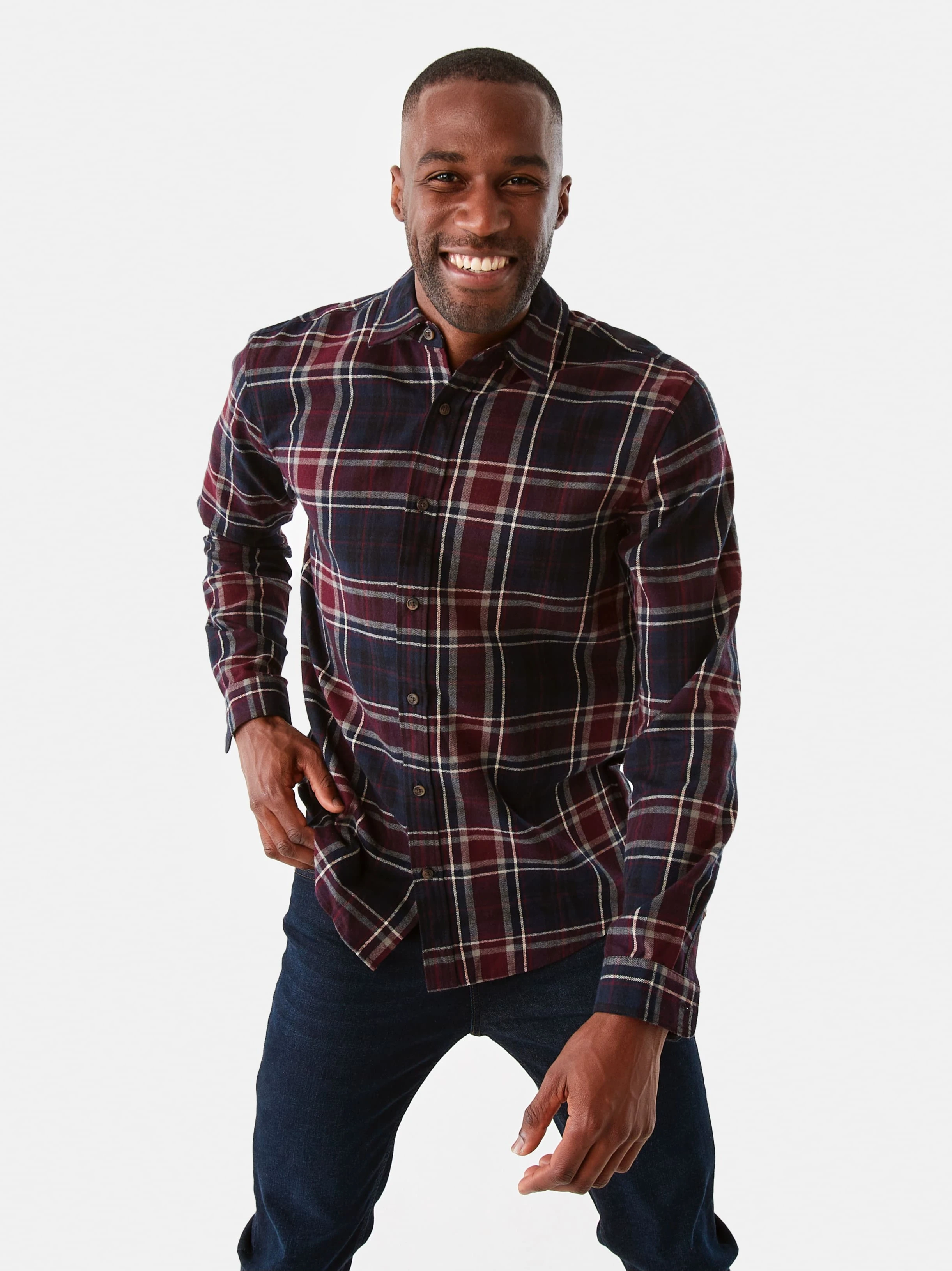 Long Sleeve Brushed Check S