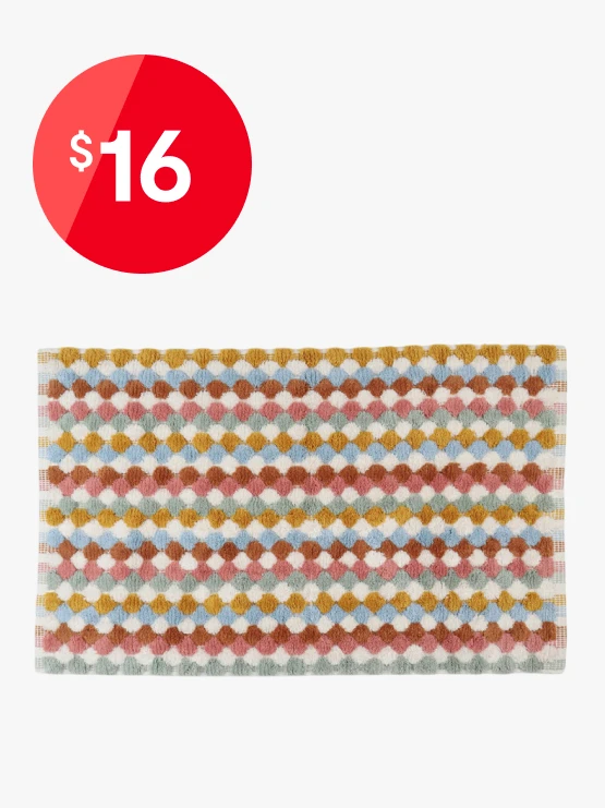 Colour Popcorn Bath Mat