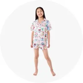 Stitch License Christmas Woven Family Matching Pyjama