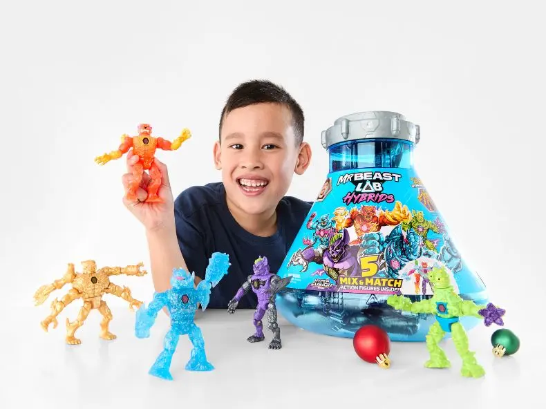 MrBeast Lab Hybrids 5 Mix & Match Figures Mega Pack