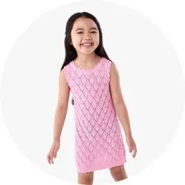 Girls pink d