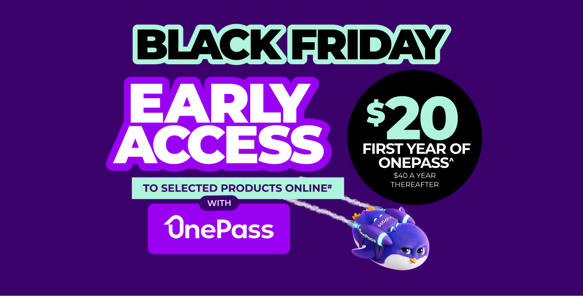 OnePass Learn more hype banner