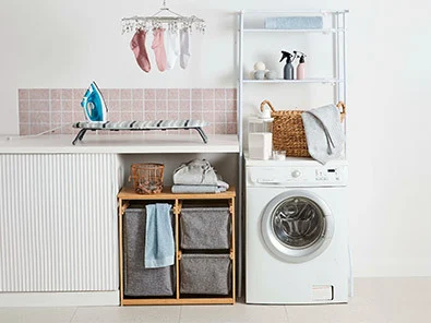 Laundry Hamper with 3 Drawers