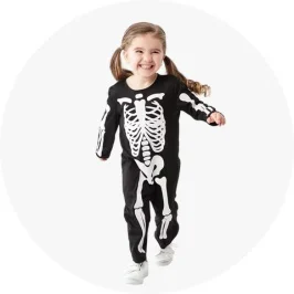 Toddler Skeleton Halloween Cos