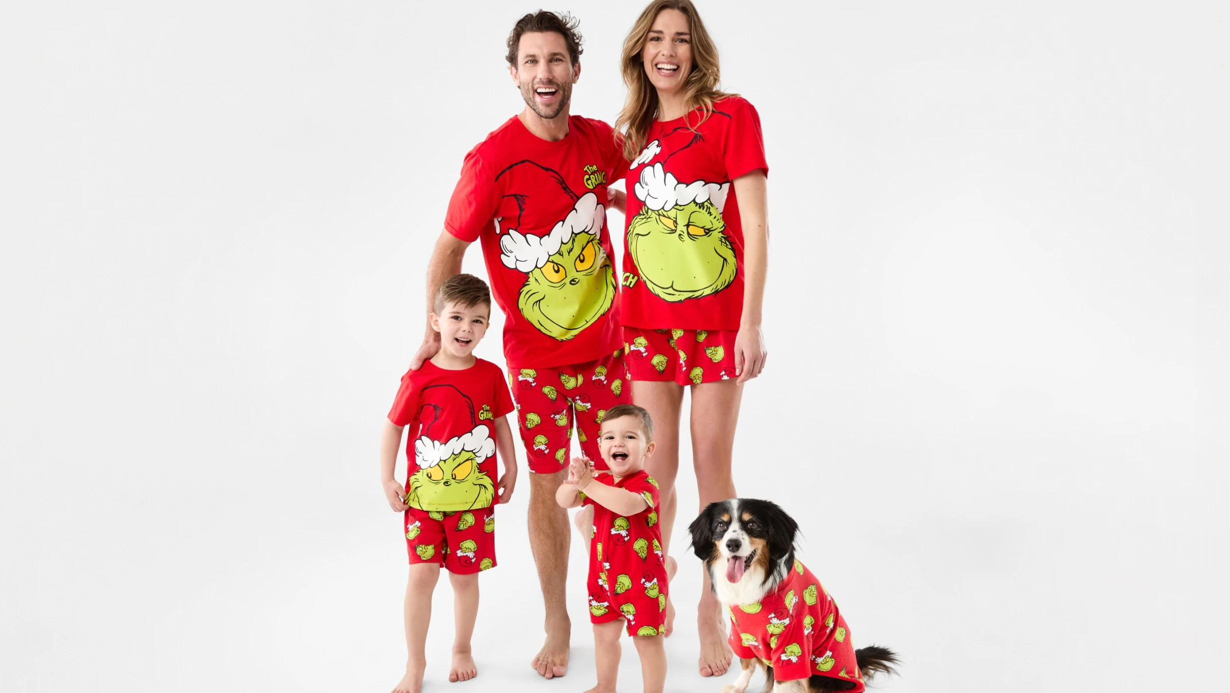 The Grinch License Christmas Family Matching Pyjama Set