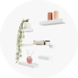 5 Pack Floating Shelves