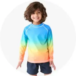 Printed Long Sleeve Rash Vest for Boys