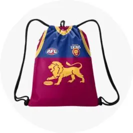 AFL Brisbane Drawstring Bag