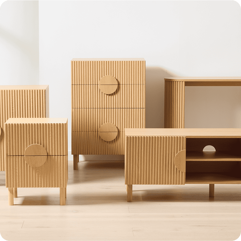 Ryan Ribbed Furniture Range