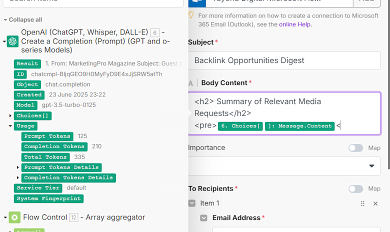 Prompting OpenAI in make