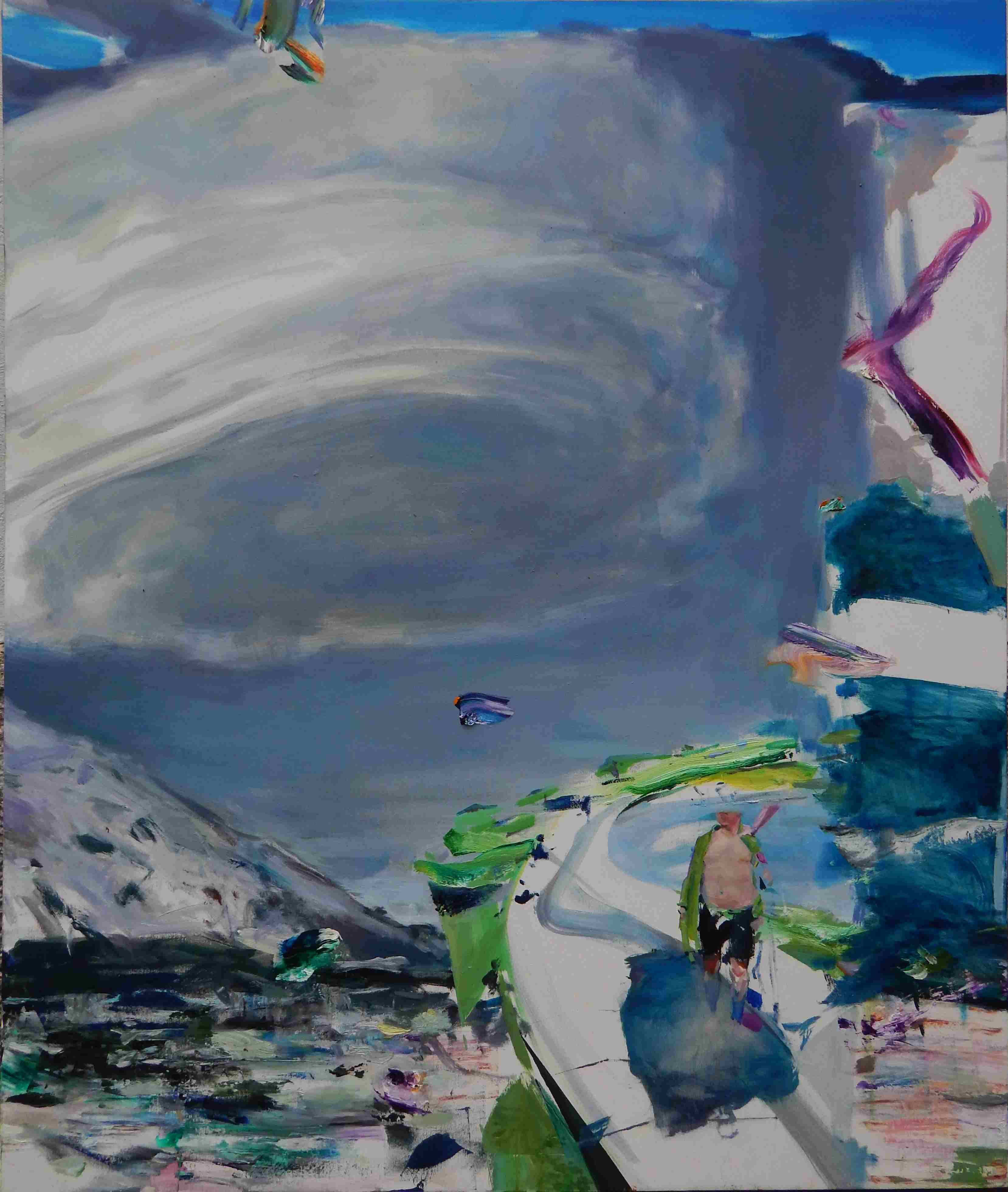 Lenticular cloud | oil on canvas | 120 x 100 cm | 2015