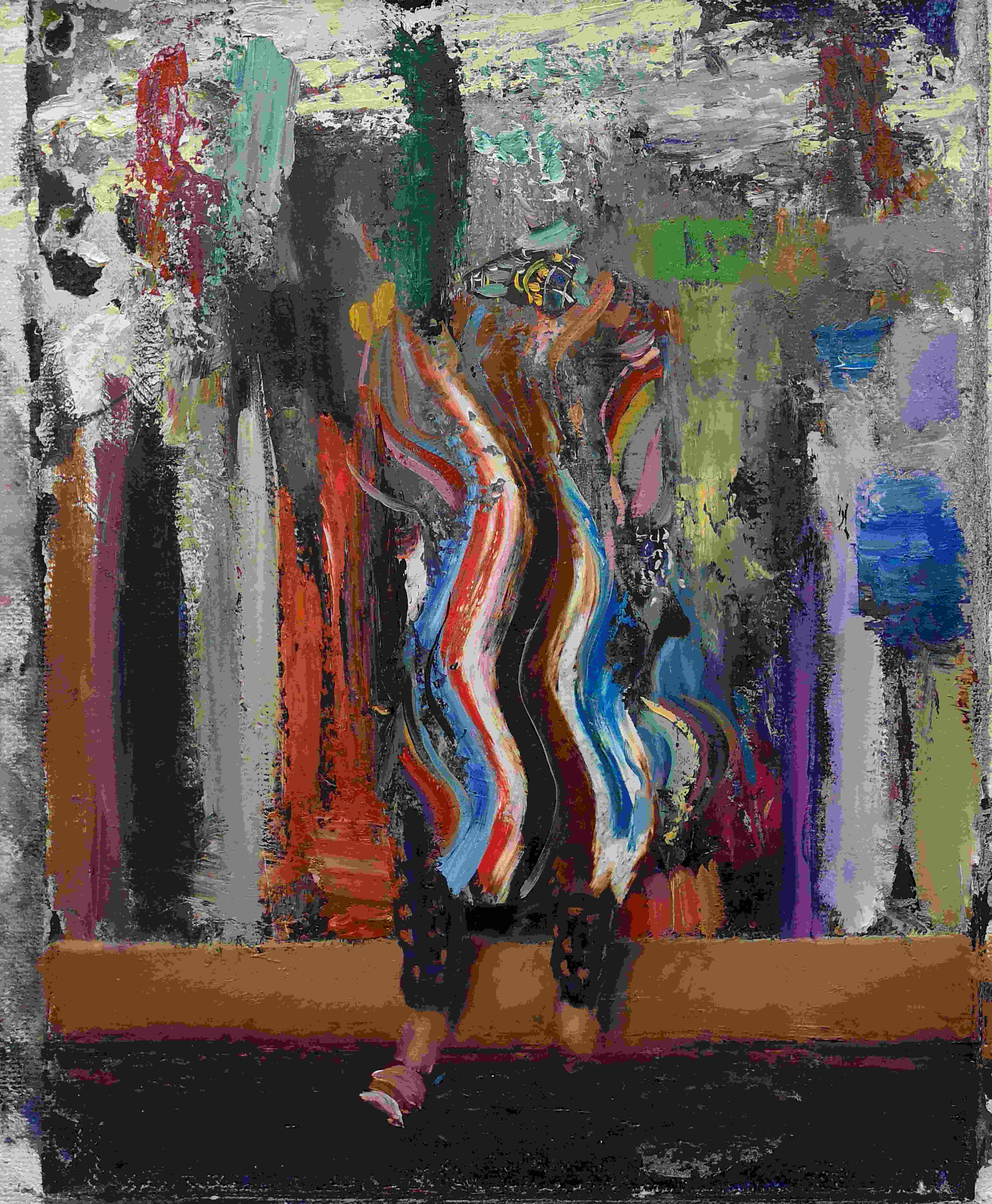 Divergent figure | oil on canvas | 41 x 32 cm | 2019