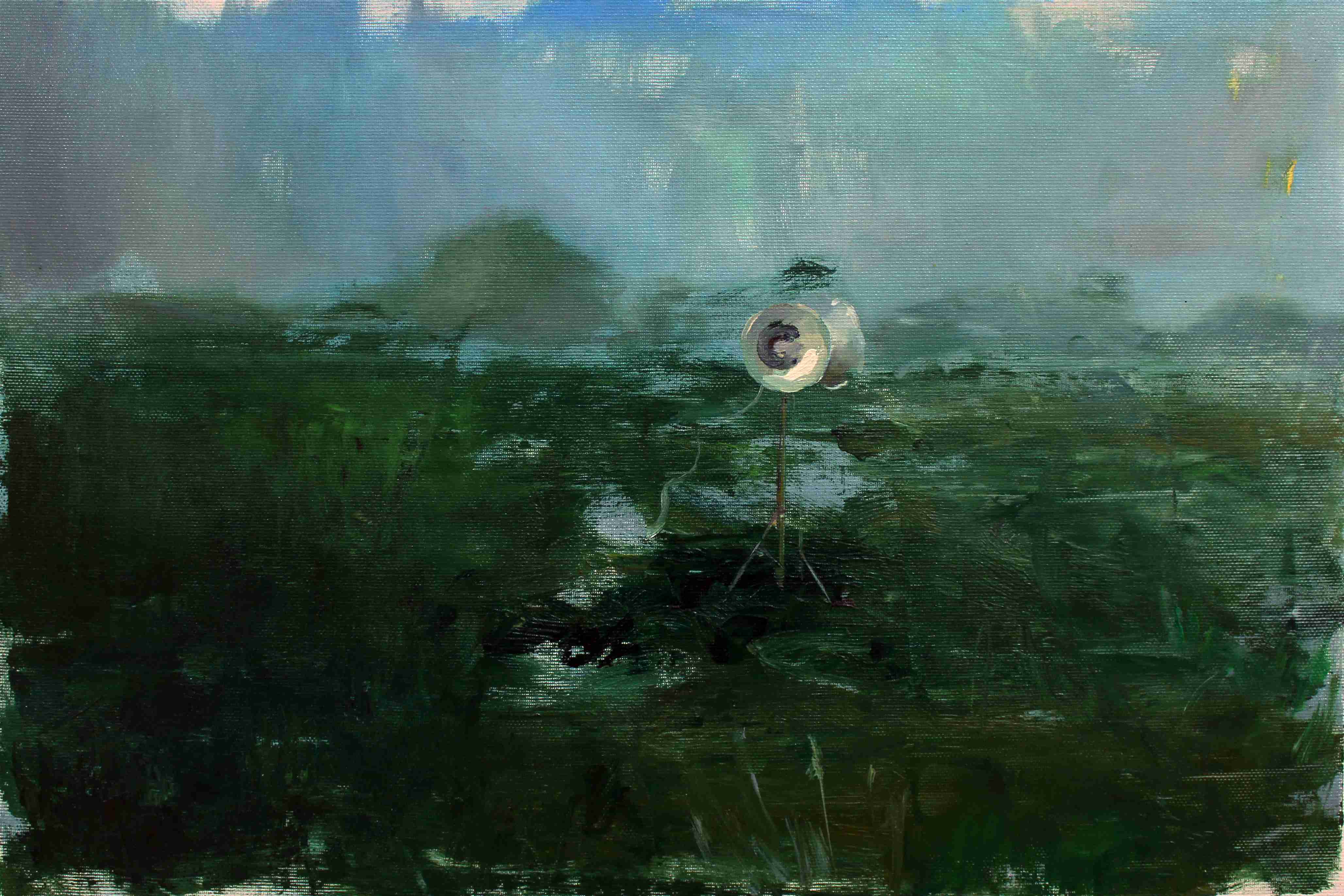 Silence | oil on canvas | 28 x 21 cm | 2017