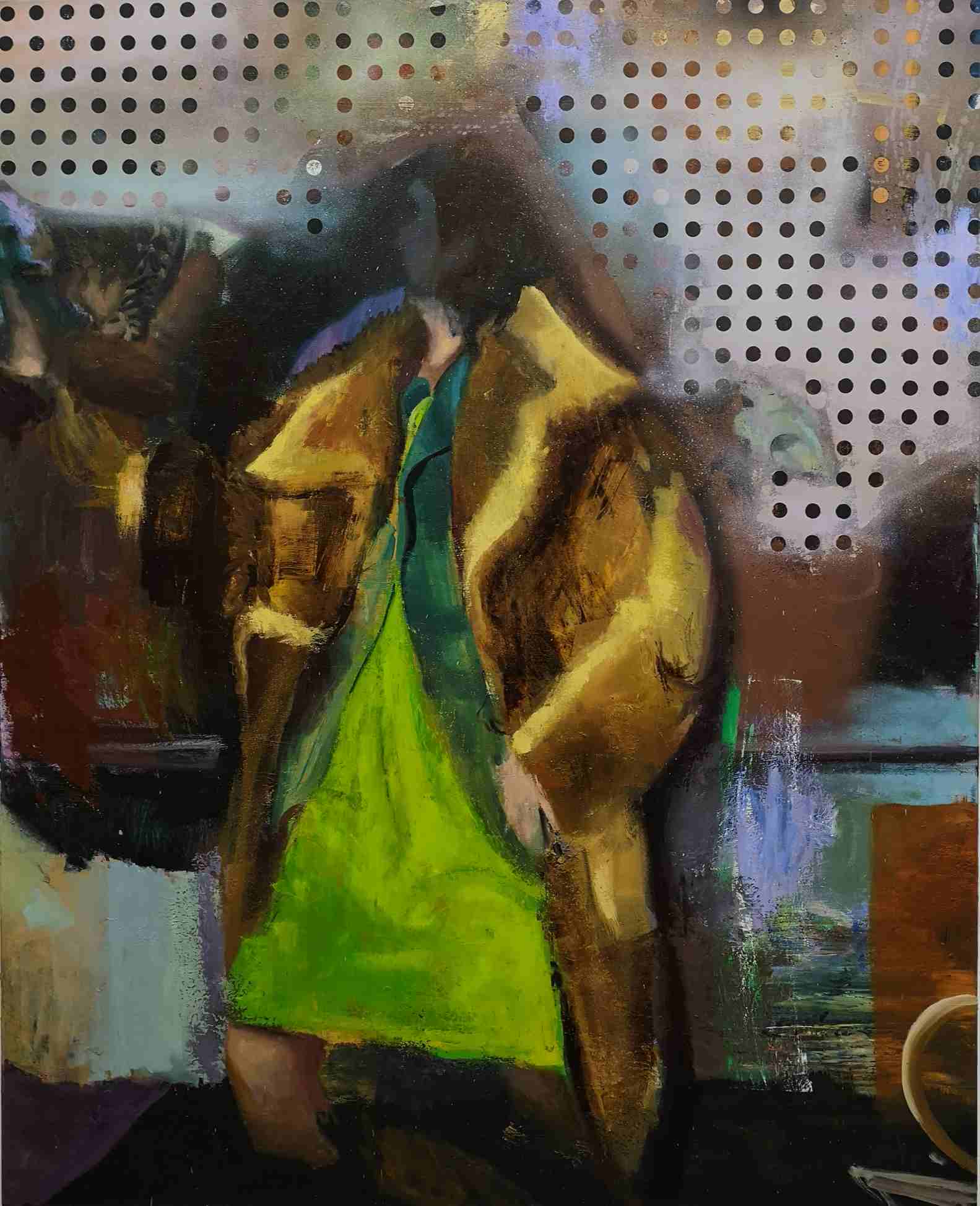 Transition | oil, spray on canvas | 150 x 120 cm | 2020