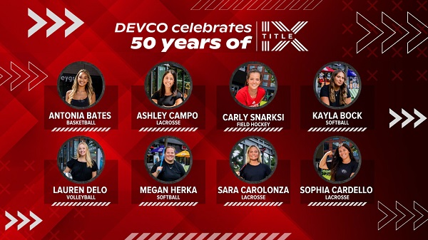 Rutgers Female Athletes signed a NIL Deal with DEVCO to celebrate the 50th Anniversary of Title IX