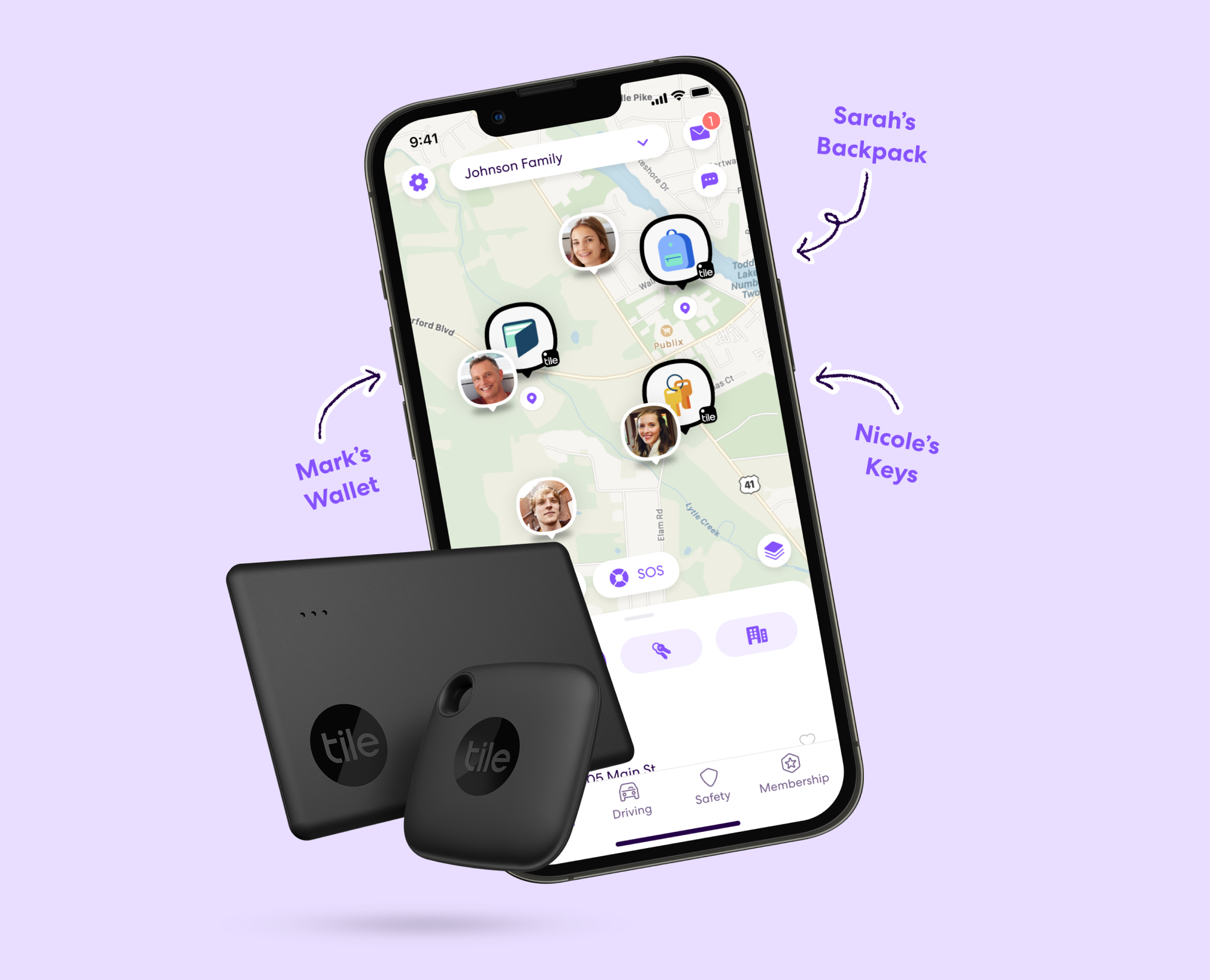 Tile Trackers on Life360 Life360 + Tile