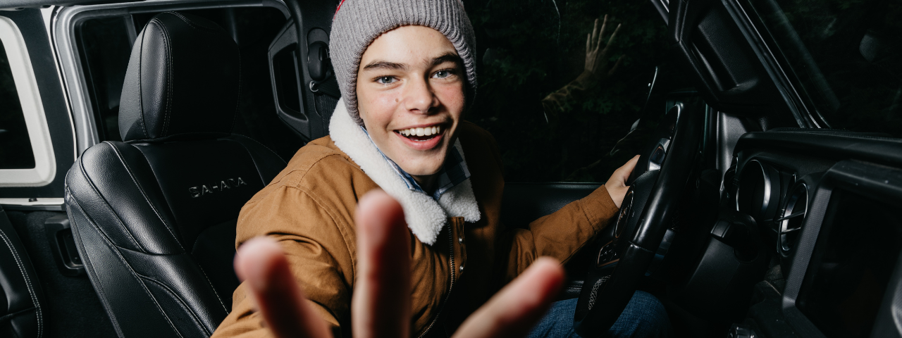 Teen Night Time Driving Marquee