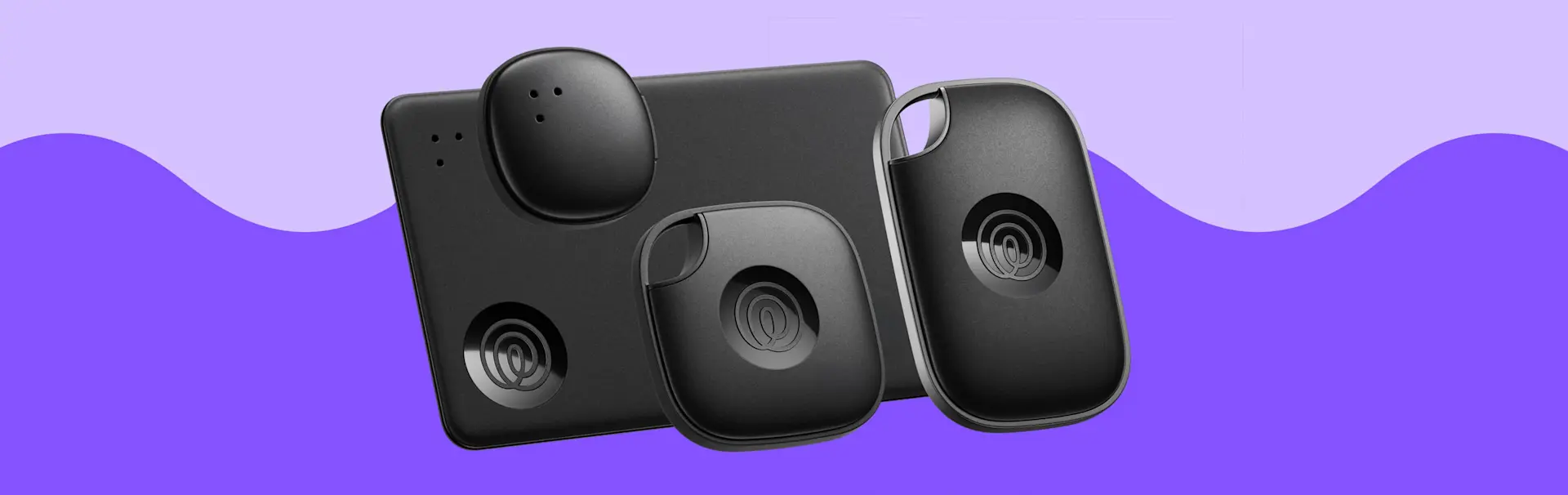Tile Mate, Tile Pro, Tile Slim, and Tile Sticker in Black