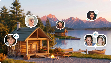 Temporary group location sharing for trips, events, and everyday meetups