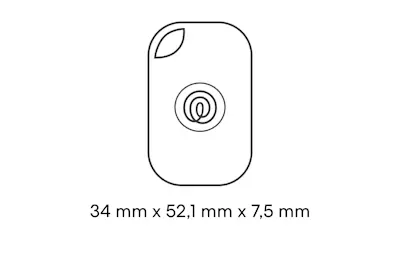 Dimensions of a Life360 Tile Pro