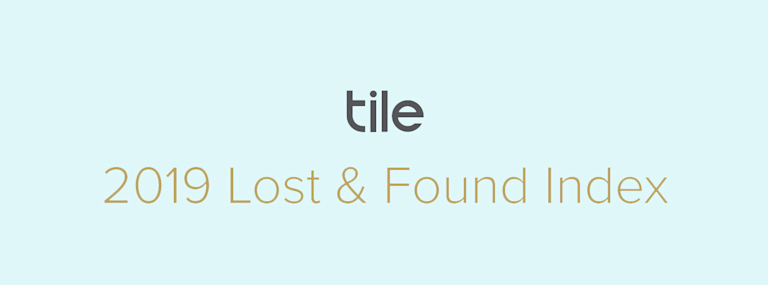 2019 Tile Lost & Found Index