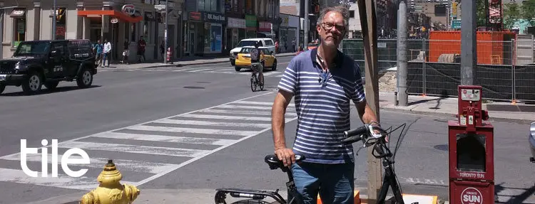 A person and their bike