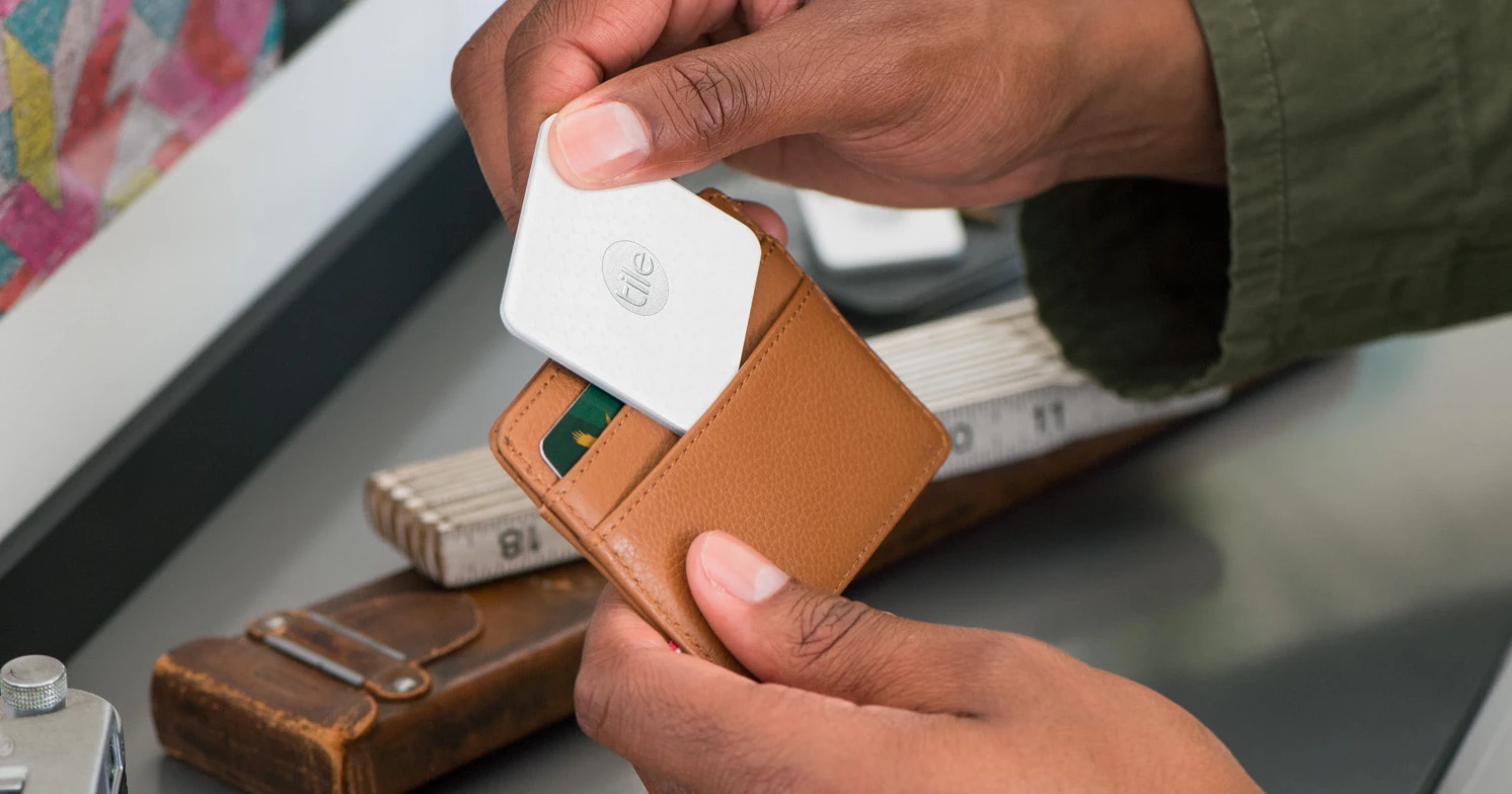 A Tile in a wallet