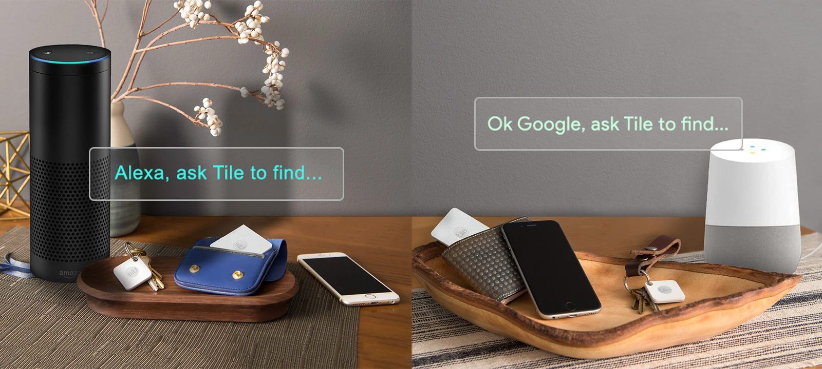 Using Tile with Alexa and Google