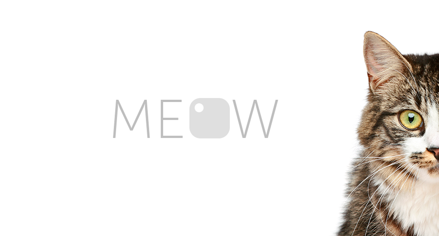A Tile theme "meow" with a cat