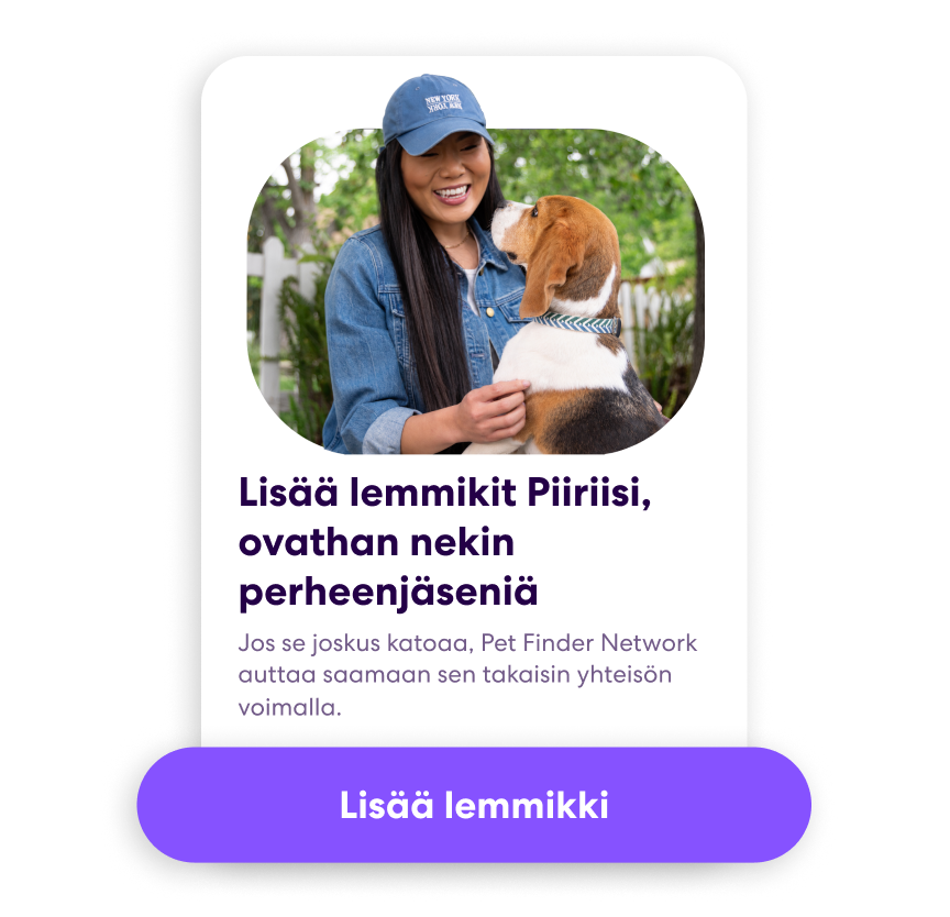 Finnish PFN Step 1 Add my Pet