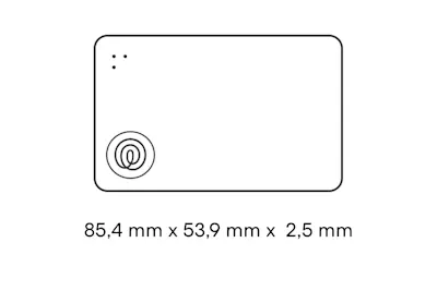 Dimensions of a Life360 Tile Slim