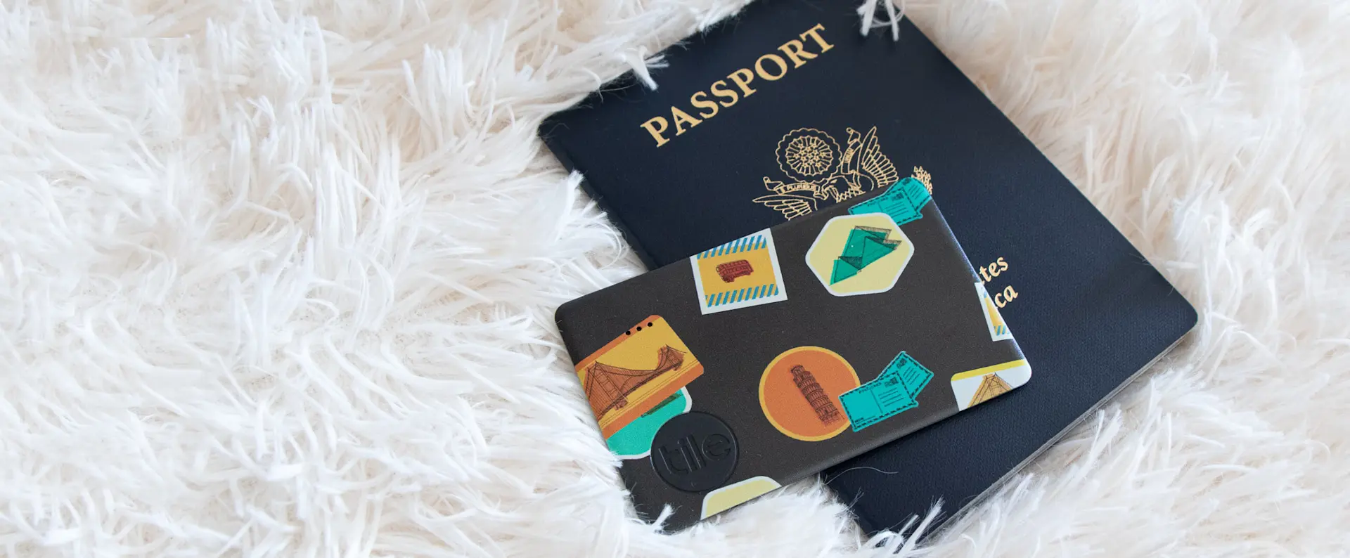 A Tile slim on a passport