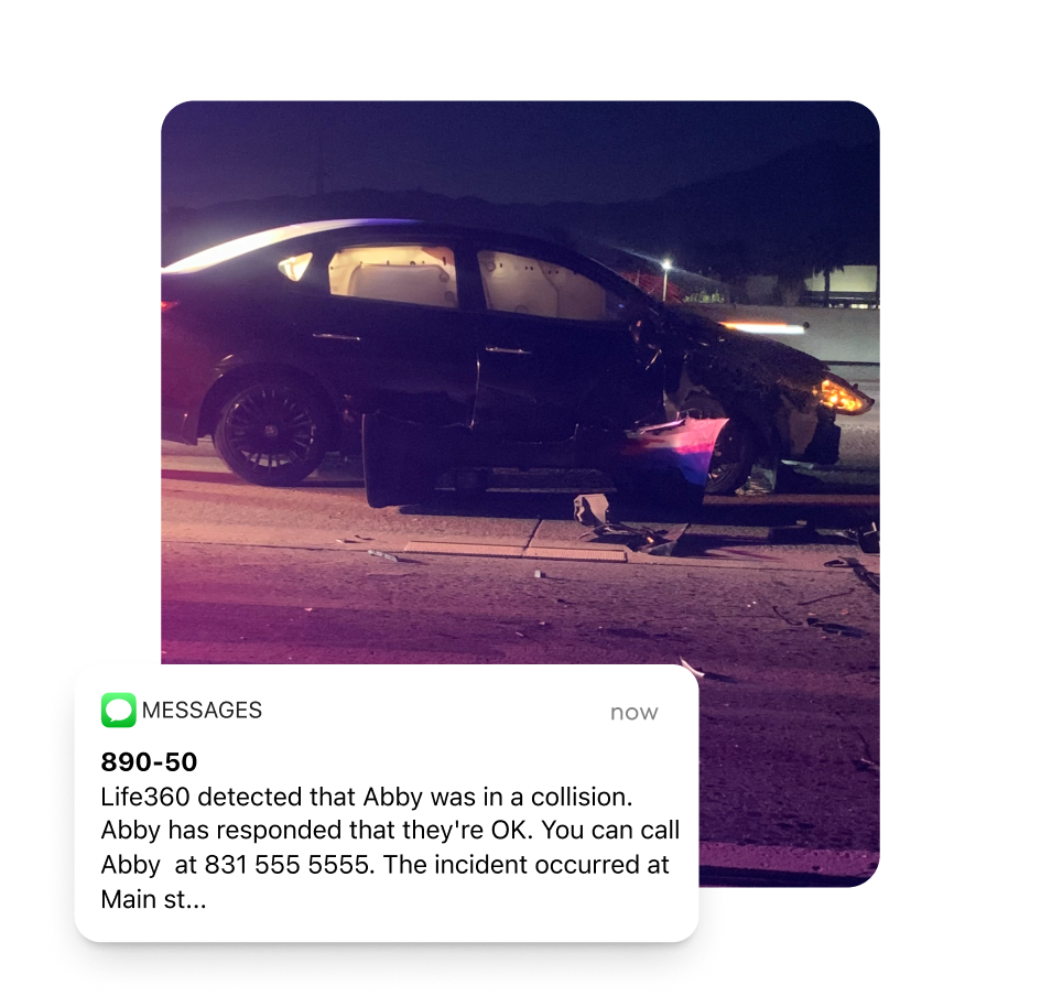 Get notified of collisions