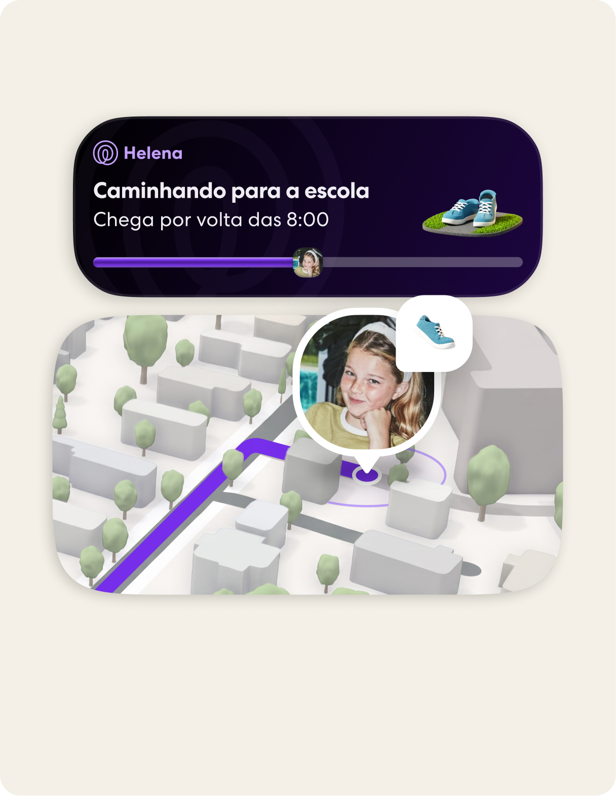 Live Progress+Location