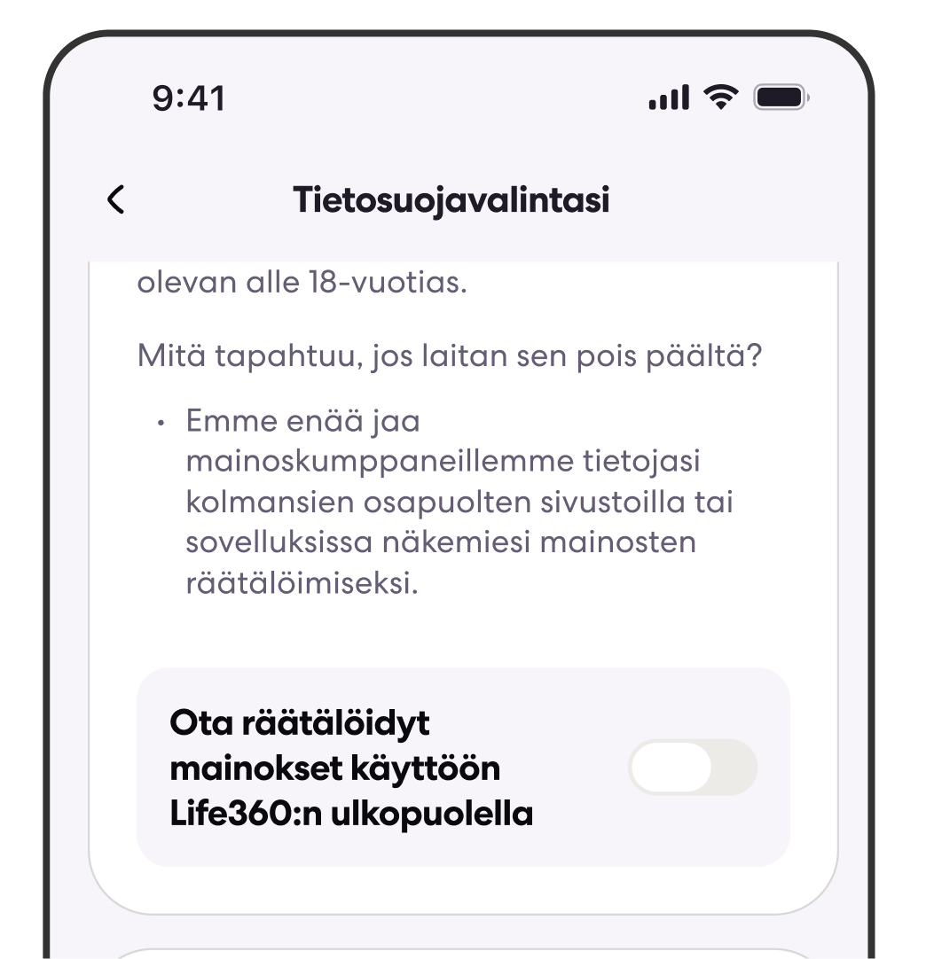 Personalizedadvertising FI