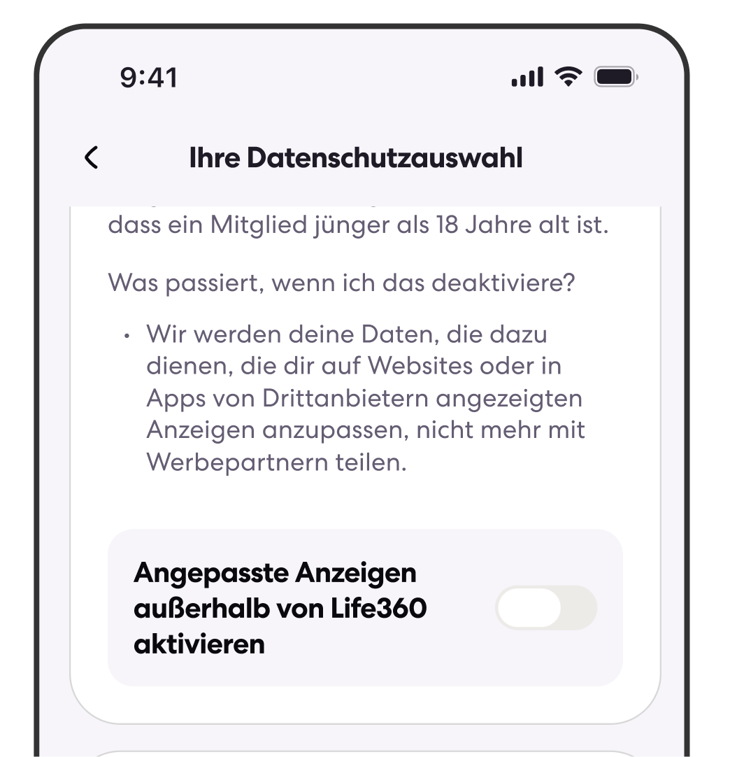 Personalizedadvertising DE