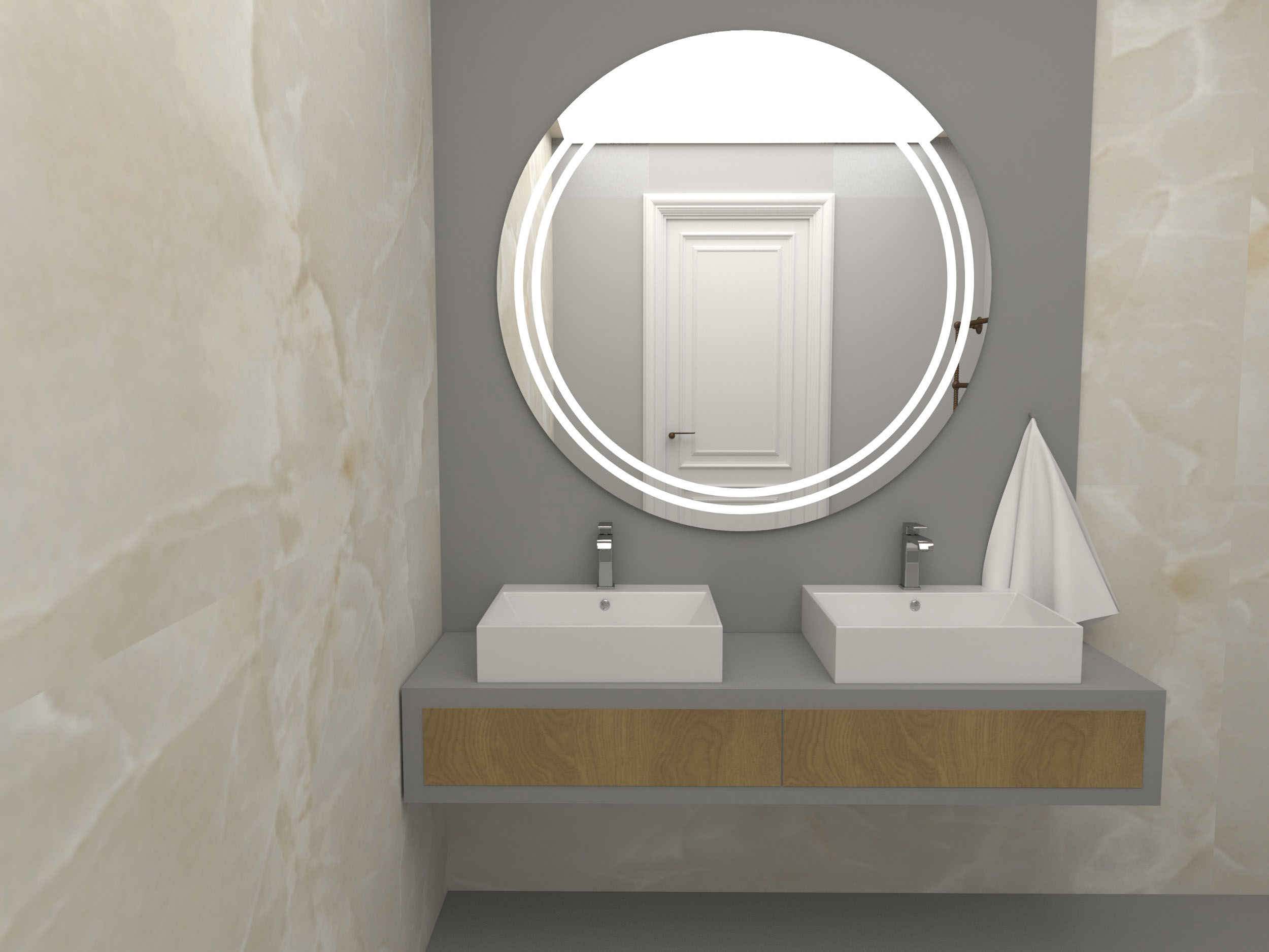 Дизайн интерьера дома в котеджном поселке «Аркадия» на Новой Риге