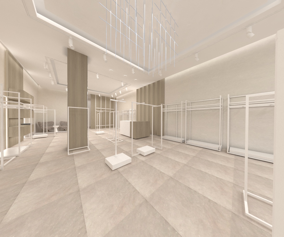 Дизайн магазина одежды 