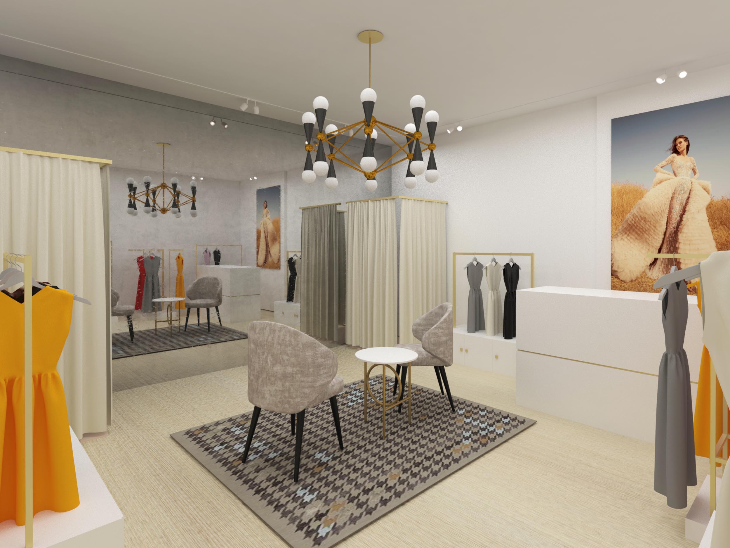 Дизайн маленького магазина в центре Москвы (20 кв.м)