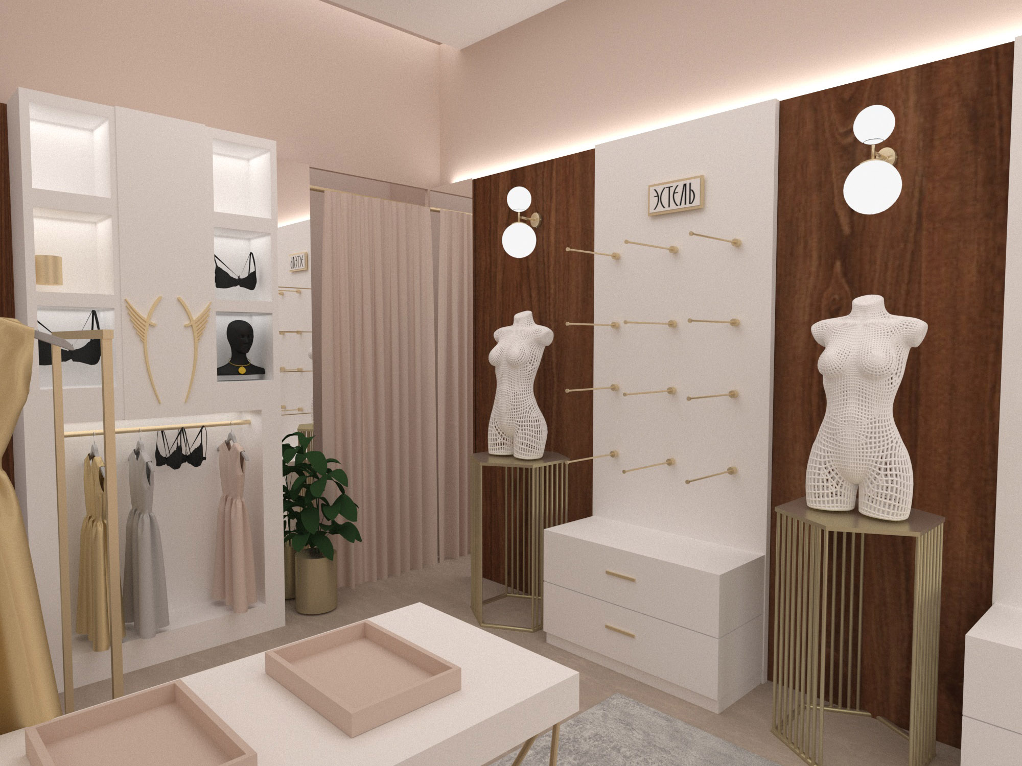 Проект магазина в ТЦ Метрополис 