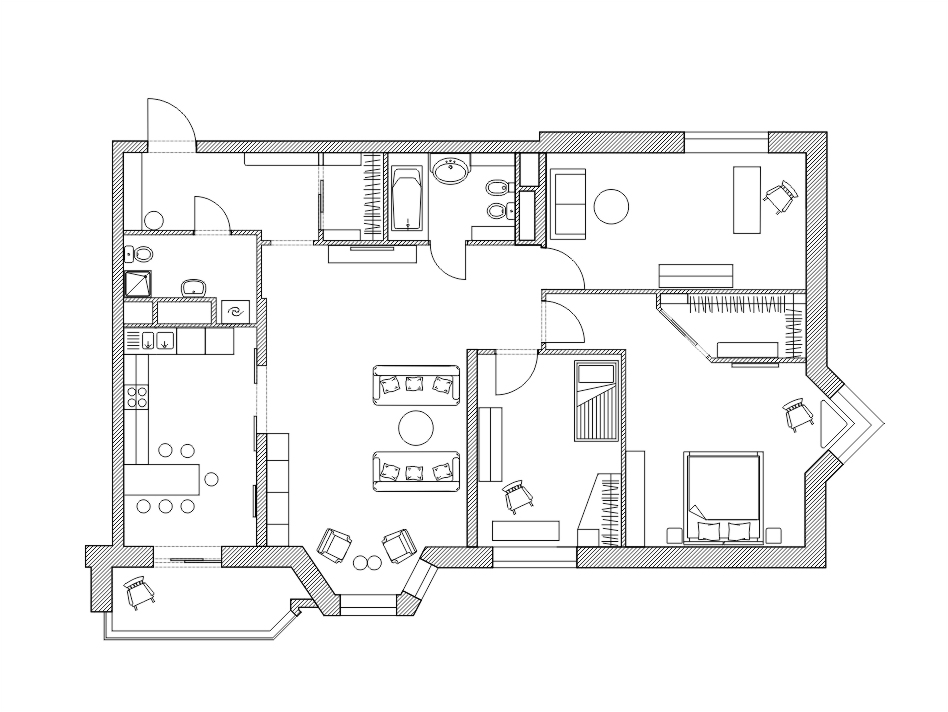 Проект декорирования квартиры 