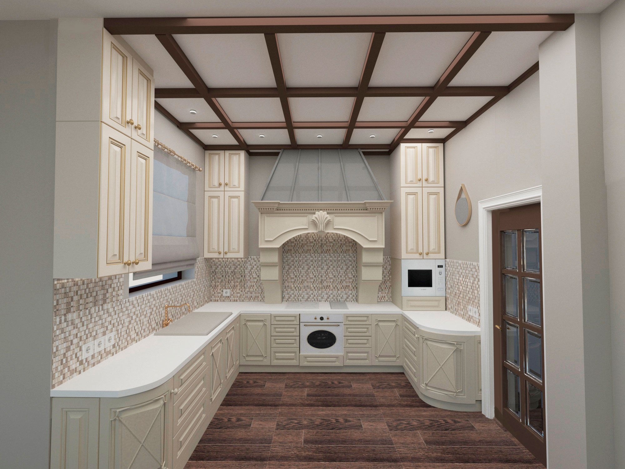 Интерьер загородного дома в КП "Новорижский"