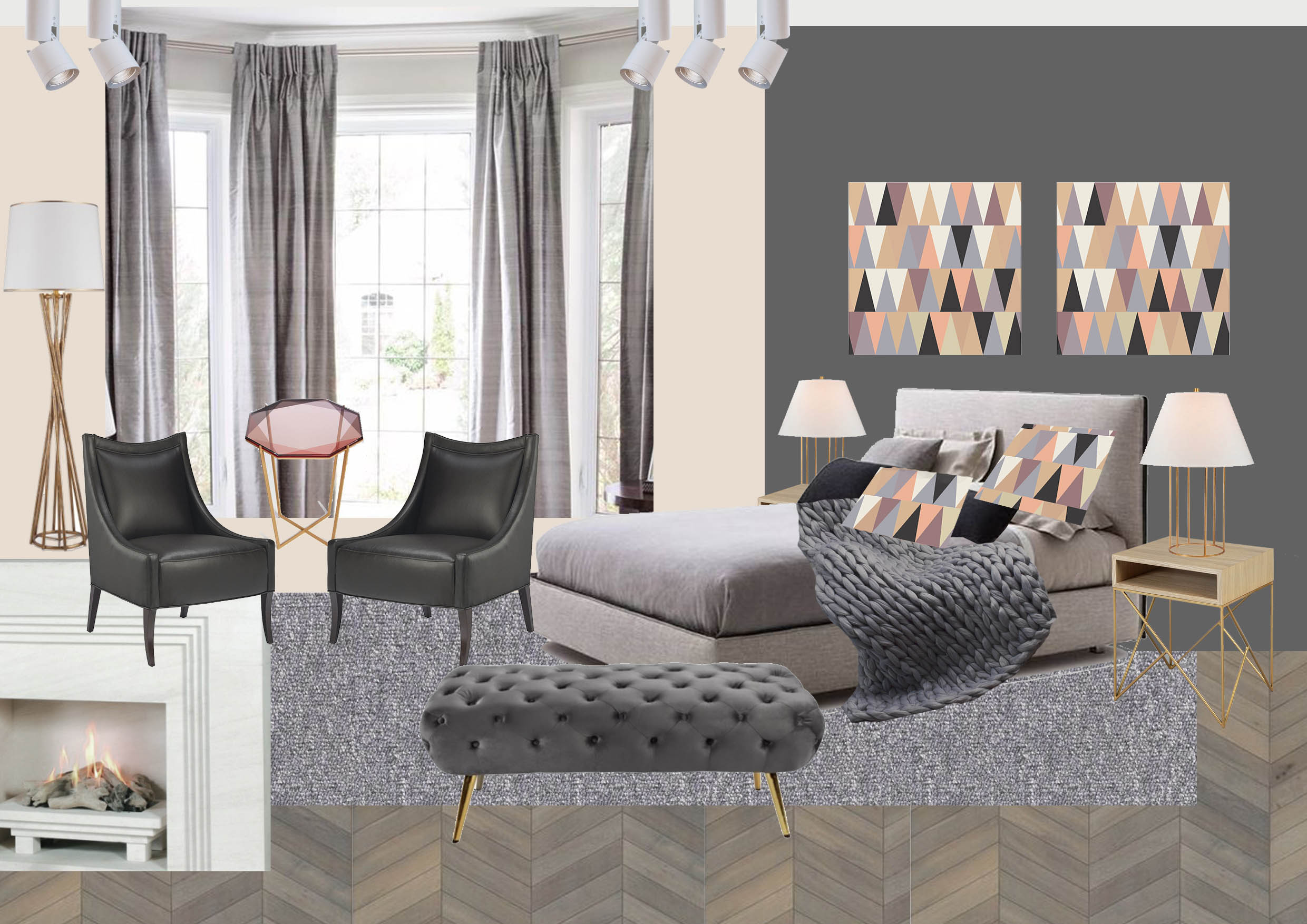 Интерьер квартиры  для молодой пары 