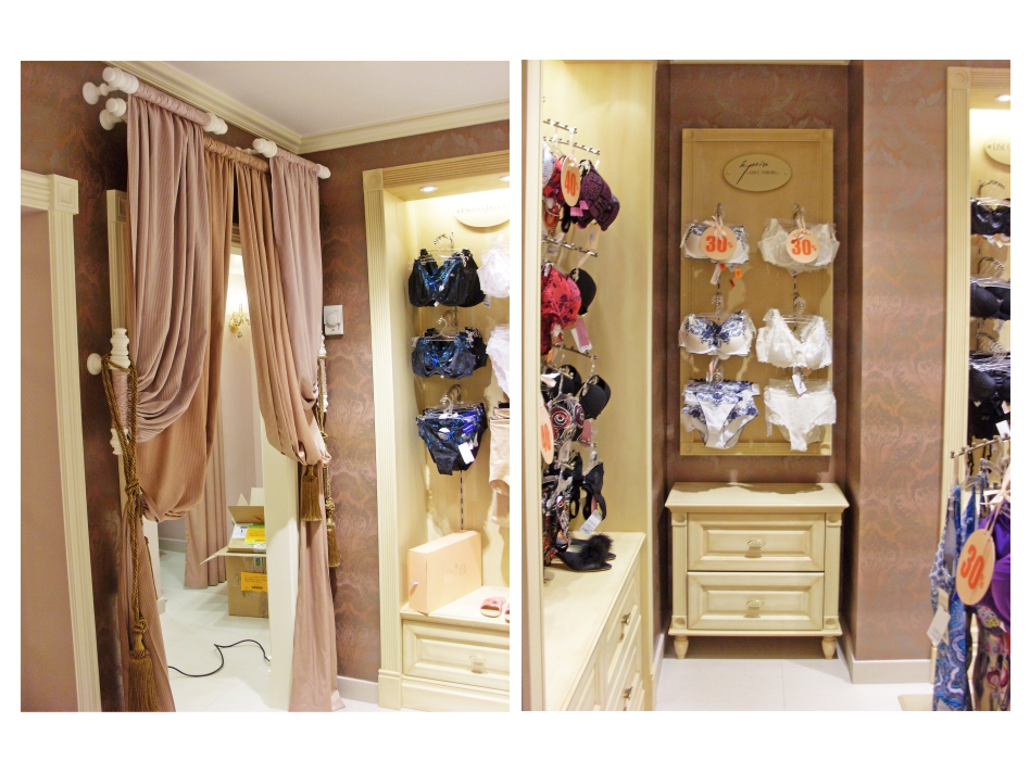 Интерьер магазина в классическом стиле 