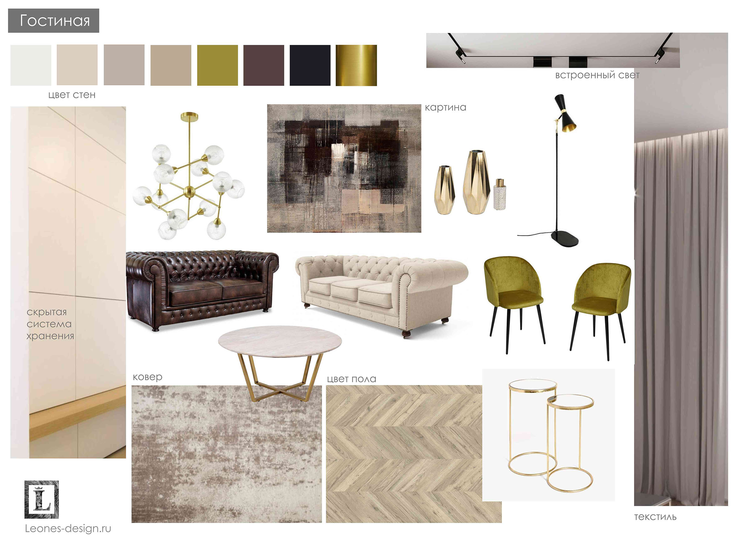 Проект декорирования квартиры 