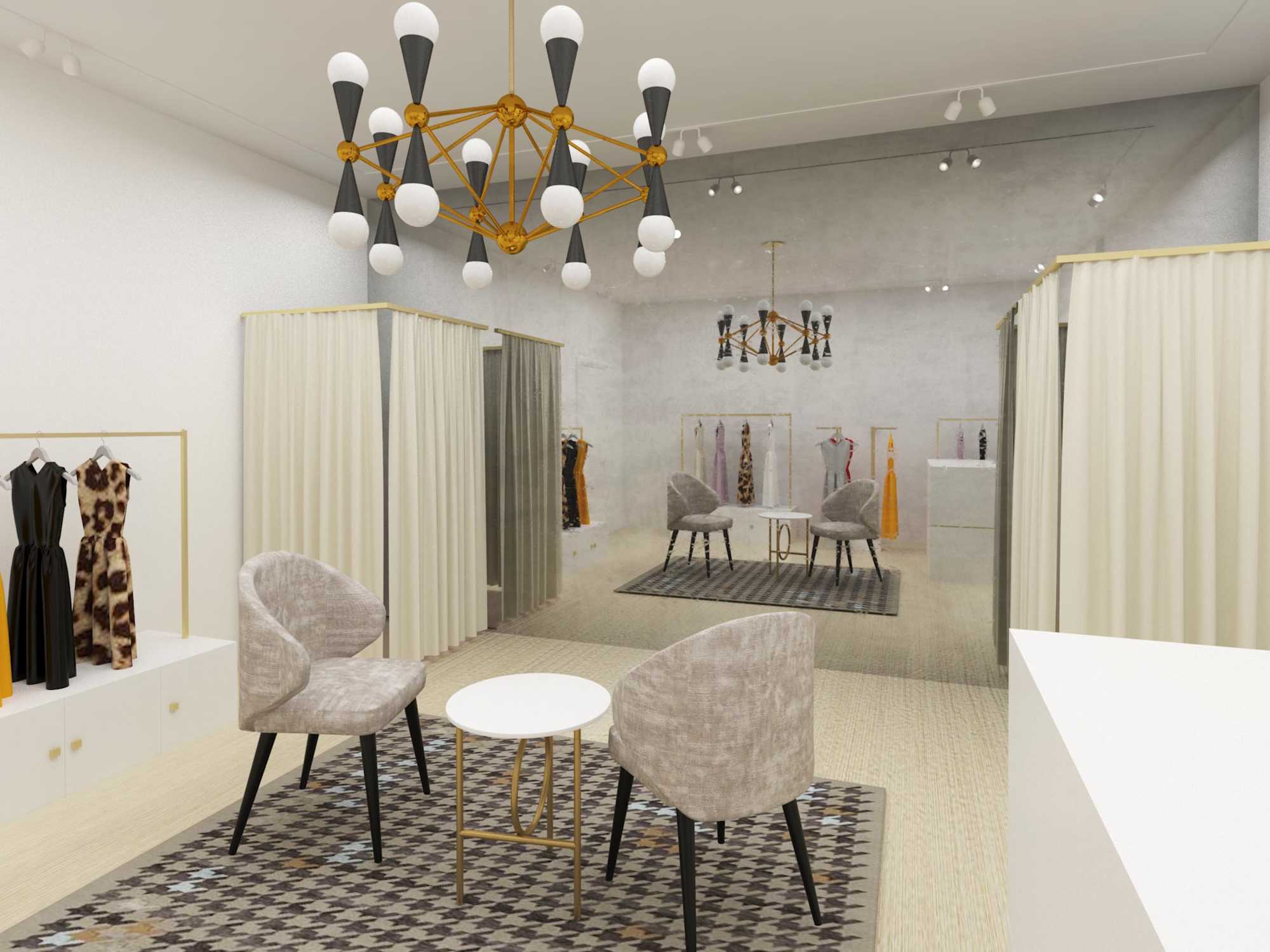 Дизайн маленького магазина в центре Москвы (20 кв.м)