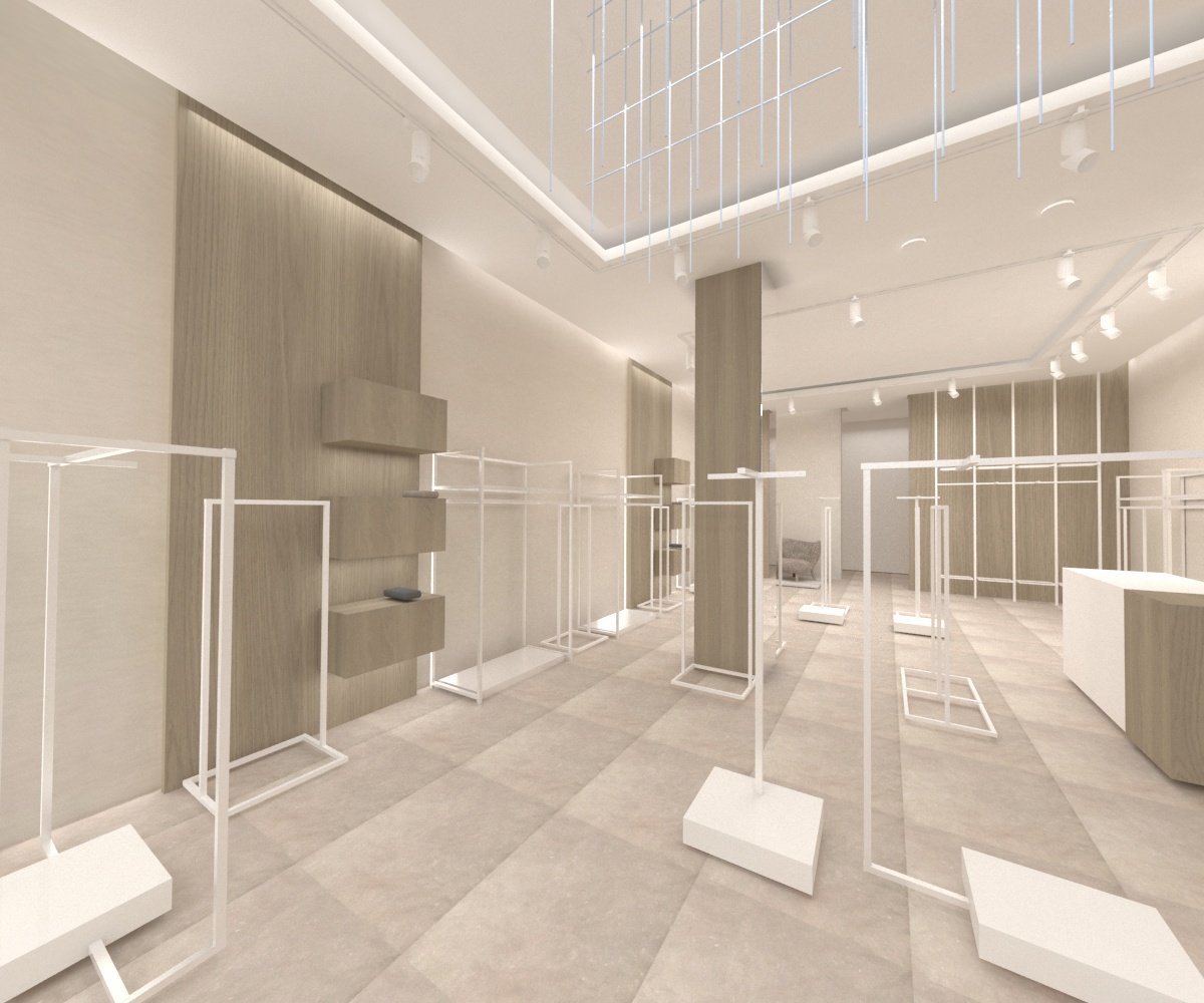 Дизайн магазина одежды 