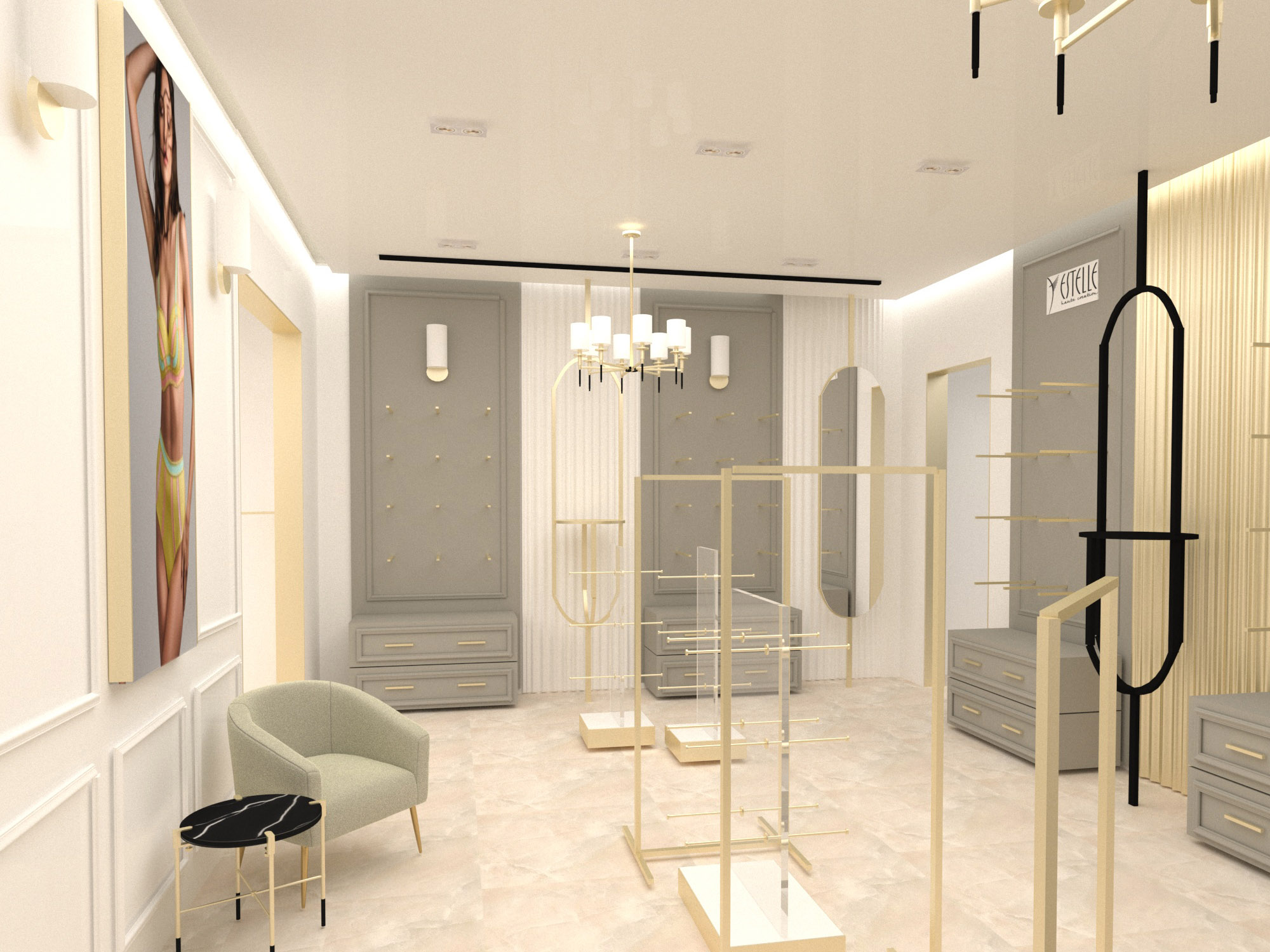 Дизайн магазина в ТЦ Крокус 