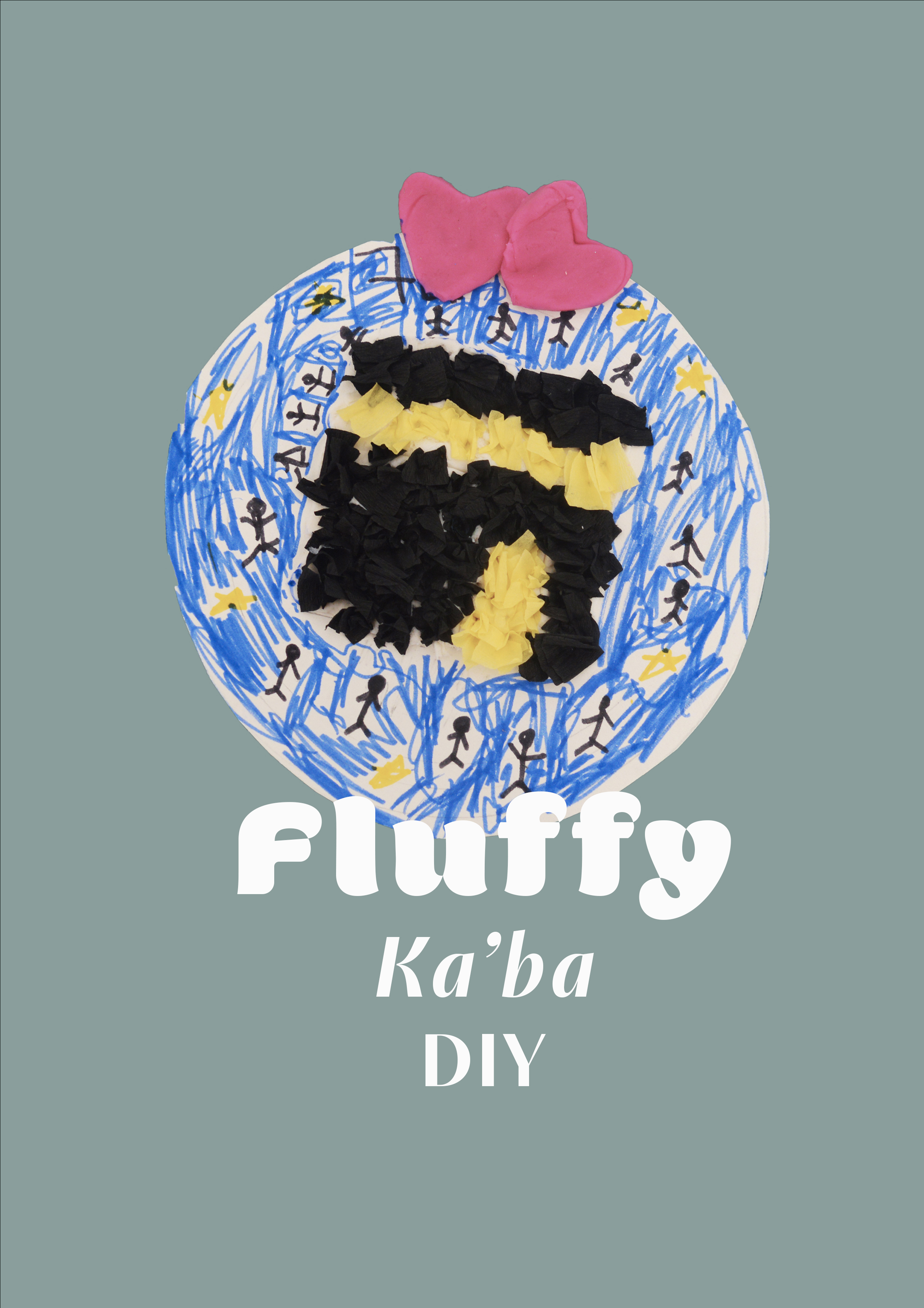Fluffy Ka'ba DIY for your kid