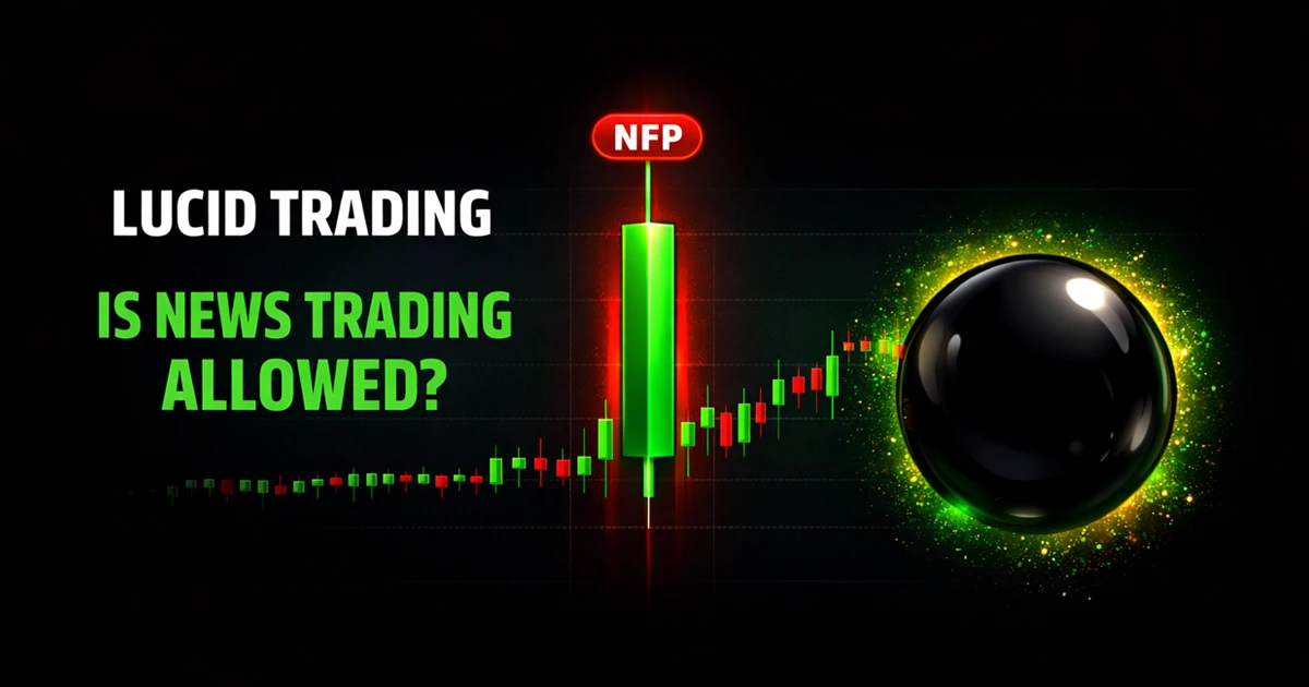 Lucid Trading News Trading Rules Guide Lucid Trading news trading policy guide showing is news trading allowed on all account types